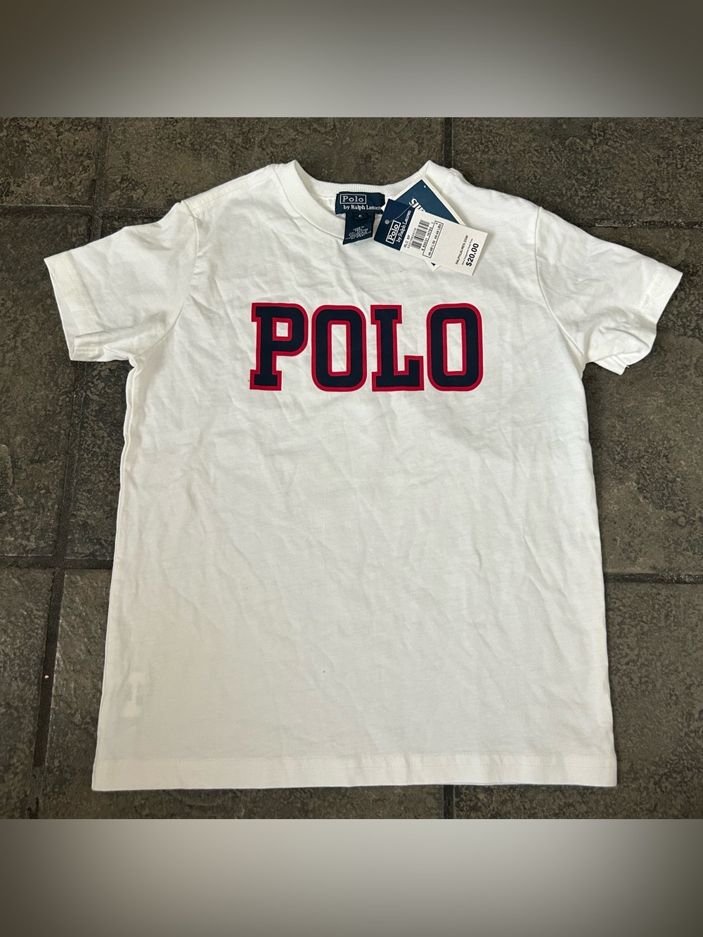 Polo Ralph Lauren Youth Spellout Shirt Size 6 New NWT